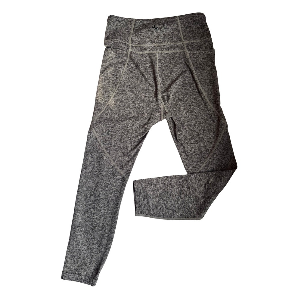 JoyLab Womens High Waisted Space Dye Leggings Gray Side Pockets XS - Picture 5 of 6